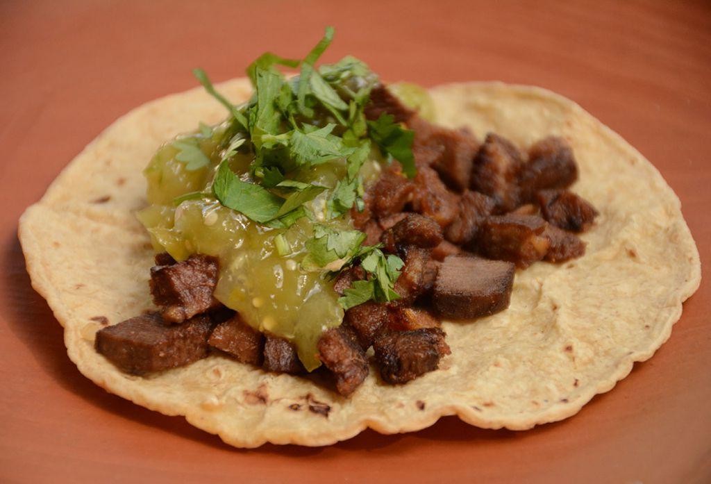 Beef Tongue Tacos (No Shell)