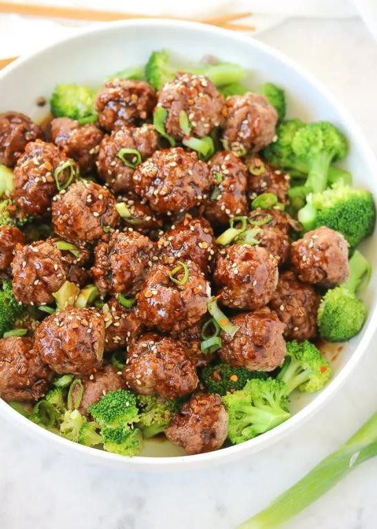 Beef and Broccoli Meatballs