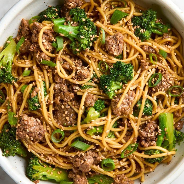 Beef and Broccoli Noodle Bowl