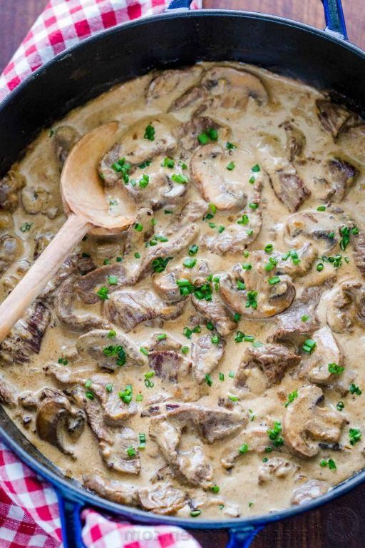 Beef and Mushroom Stroganoff