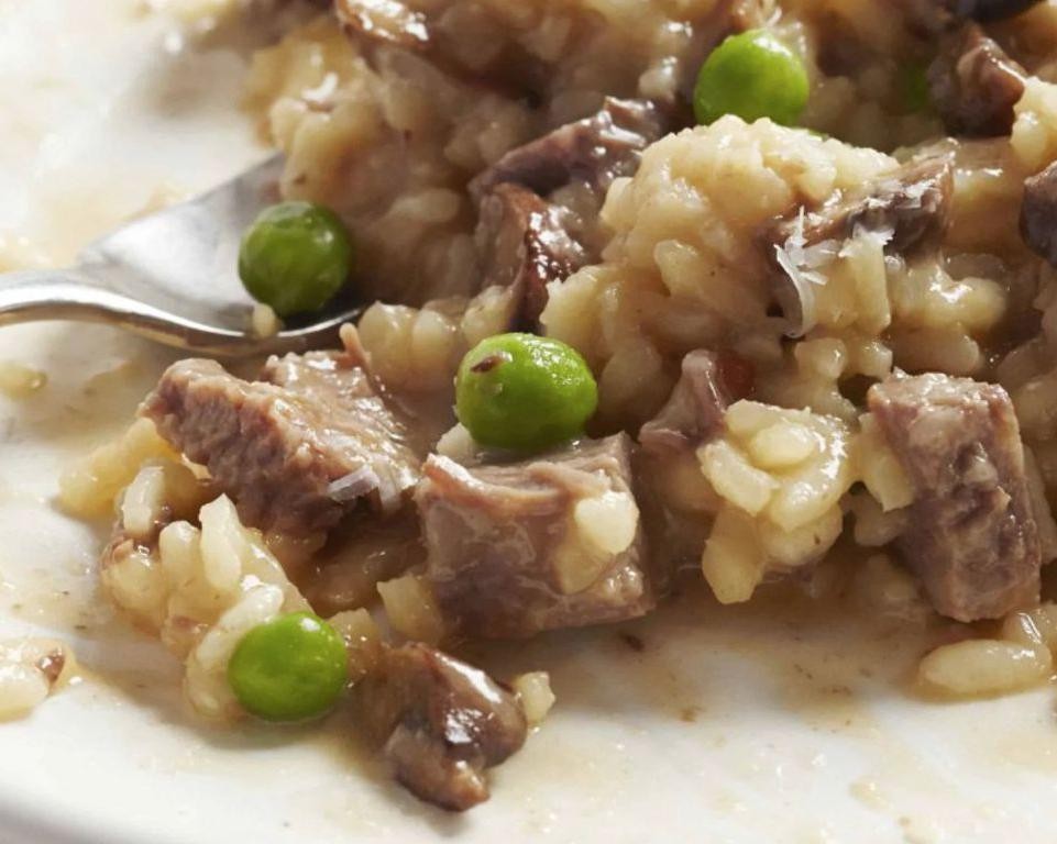Beef and Pea Risotto