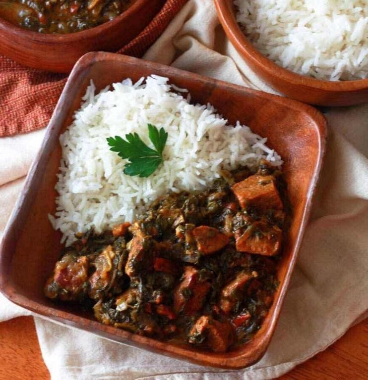 Beef and Spinach Saag