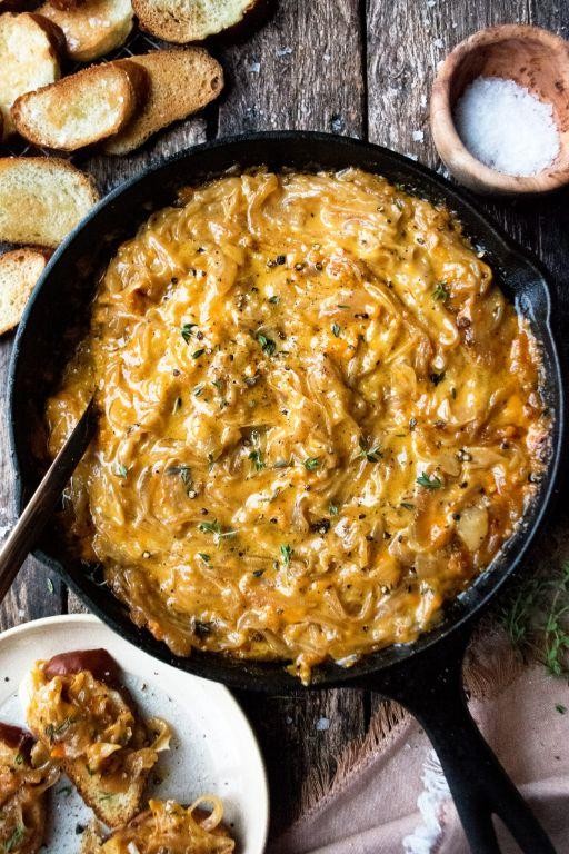 Beer and Onion Cheese Dip