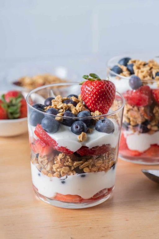 Berry and Yogurt Parfait Cups