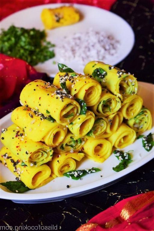 Besan Khandvi (Chickpea Flour Rolls)