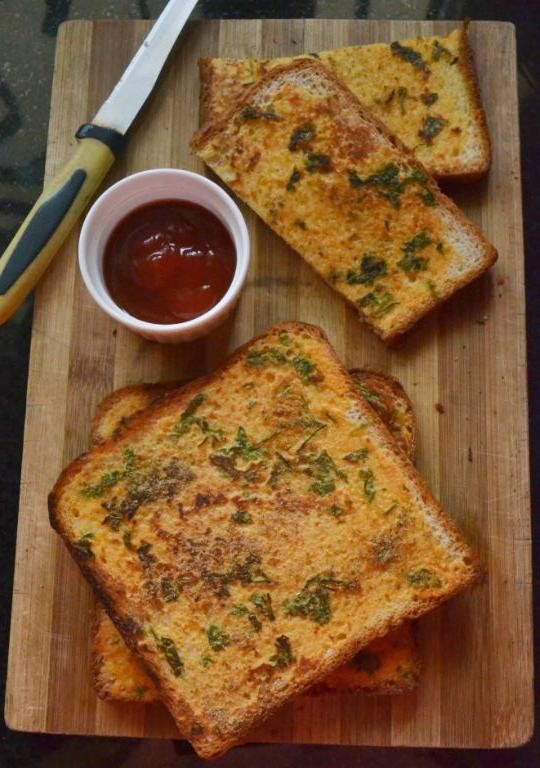 Besan Masala Toast