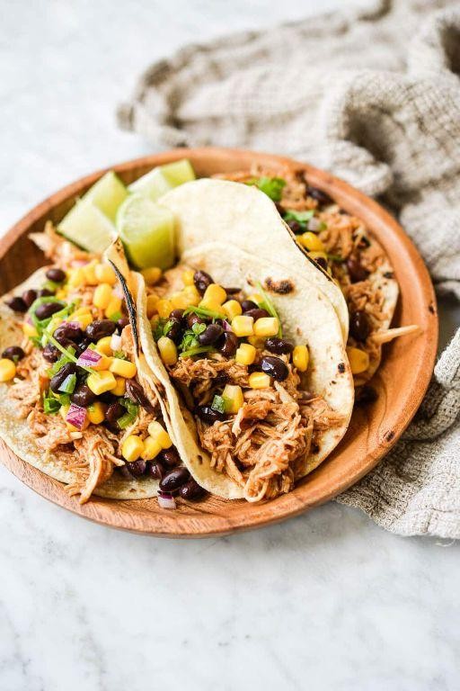 Black Bean and Corn Instant Pot Tacos