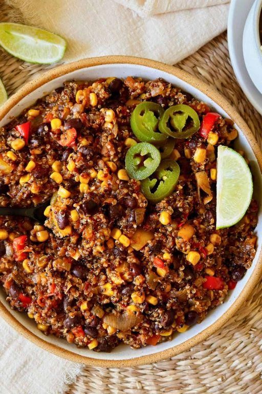Black Bean and Quinoa Chili Mac