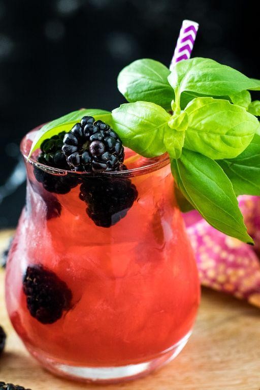 Blackberry Basil Mint Julep