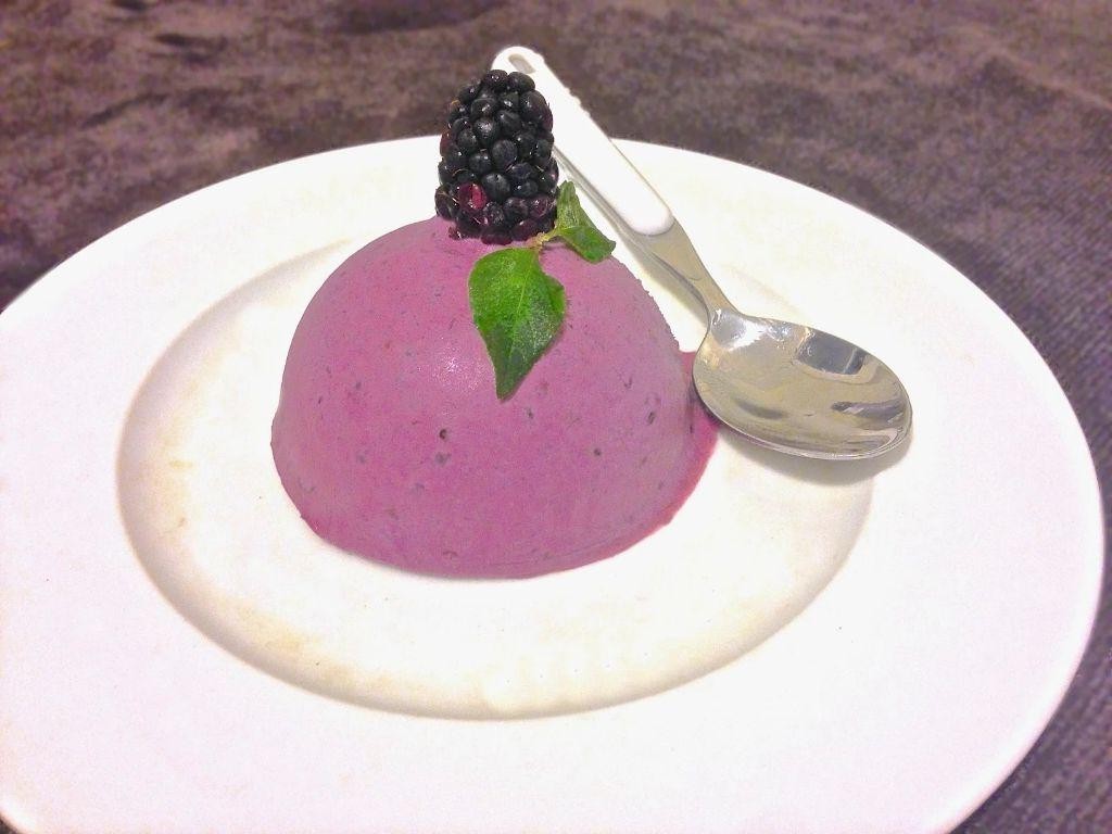 Blackberry Coconut Keto Ice Cream