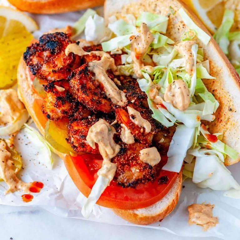 Blackened Shrimp Po