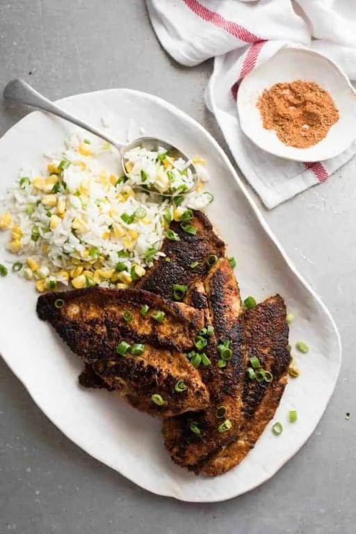 Blackened Thrasher Shark with Cajun Seasoning