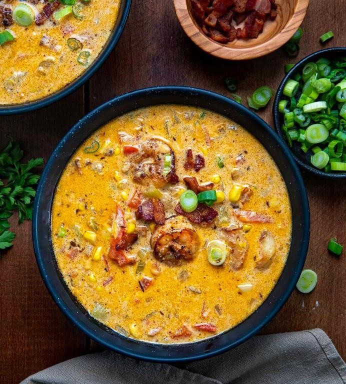 Blackstone Shrimp and Corn Chowder
