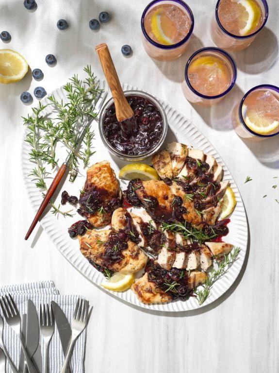 Blueberry Balsamic Grilled Chicken