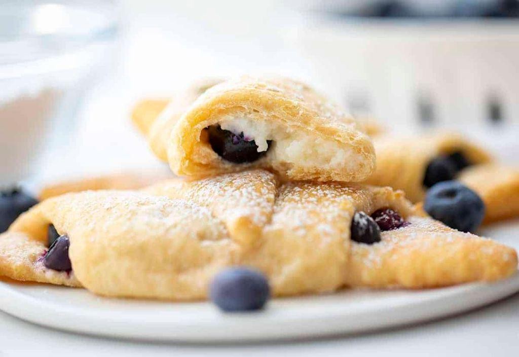 Blueberry Cream Cheese Stuffed Crescent Rolls