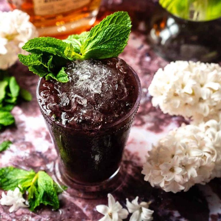 Blueberry Lavender Mint Julep
