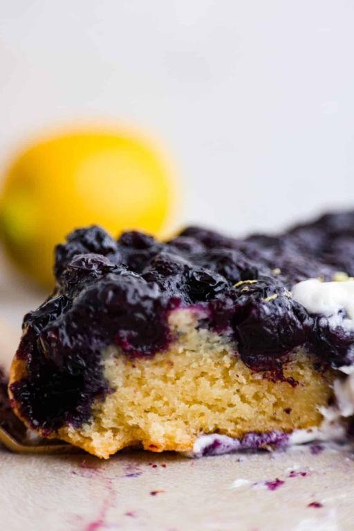 Blueberry Lemon Upside-Down Cake