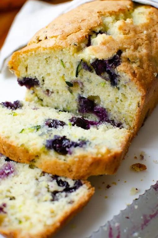 Blueberry Lemon Zucchini Bread