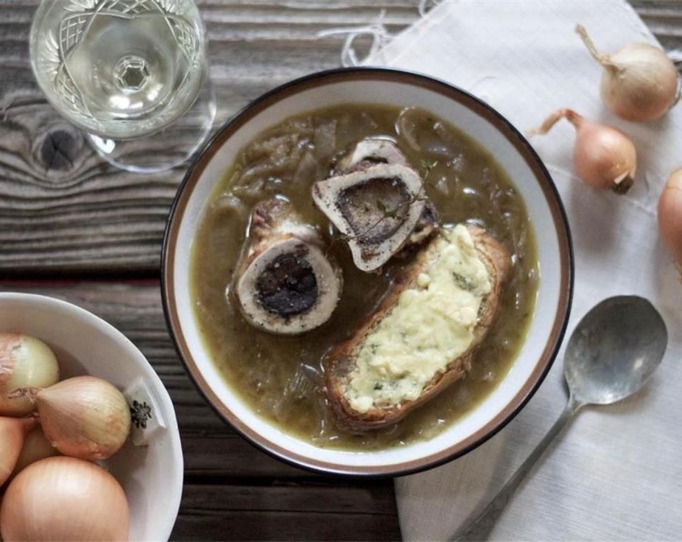 Bone Marrow French Onion Soup