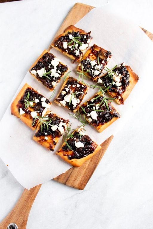 Bone Marrow and Caramelized Onion Flatbread