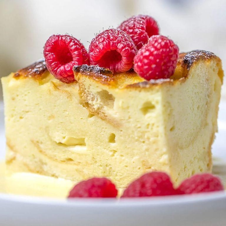 Bread Pudding with Vanilla Custard