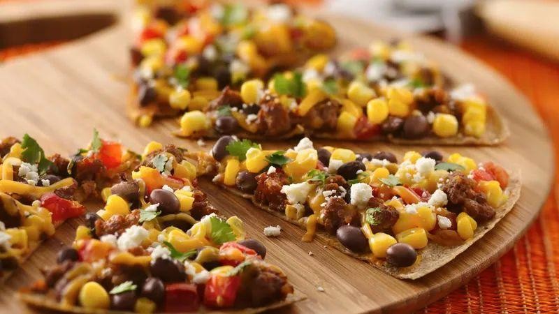 Breakfast Pizza with Chorizo and Black Beans