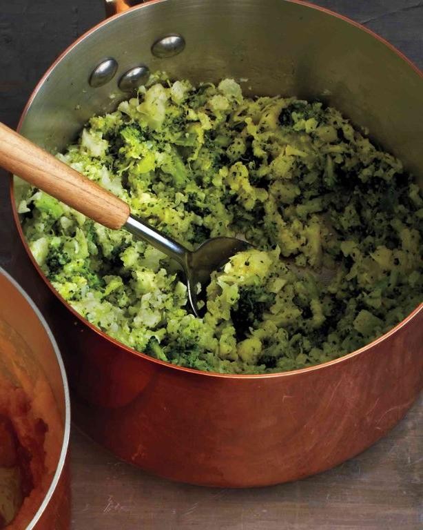 Broccoli and Cauliflower Mash