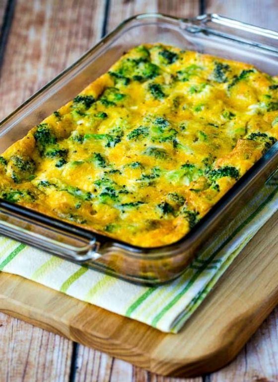 Broccoli and Cheese Gluten Free Breakfast Casserole