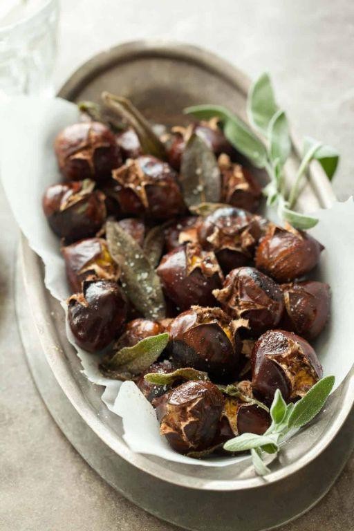 Brown Butter Roasted Chestnuts