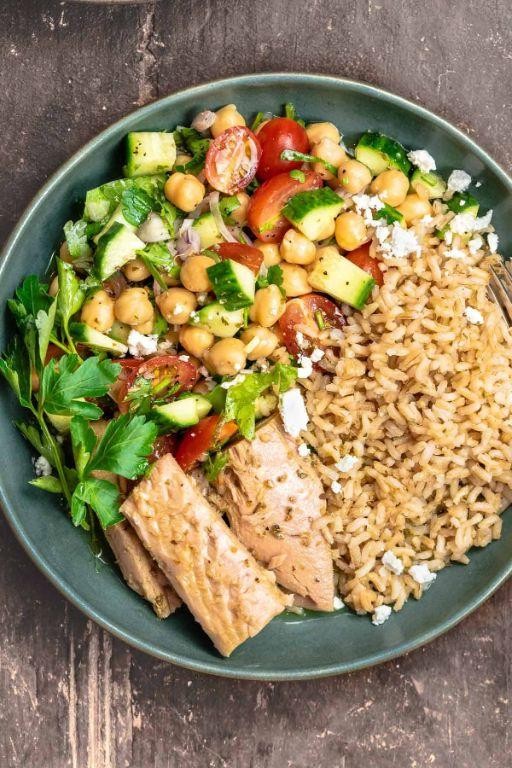 Brown Rice and Tuna Salad