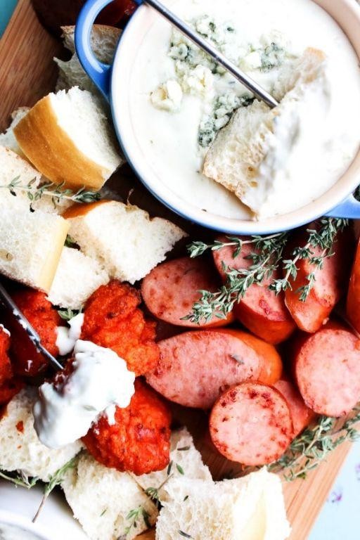 Buffalo Blue Cheese Fondue