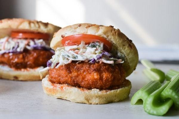 Buffalo Chicken Blue Cheese Patty
