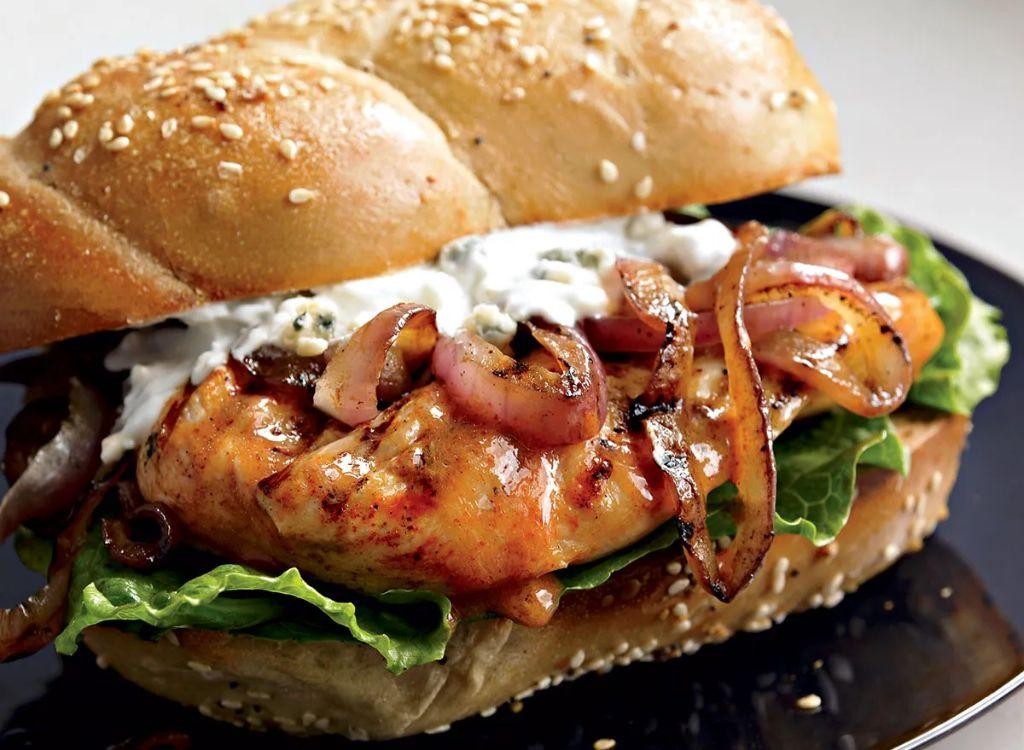 Buffalo Chicken Panini with Blue Cheese