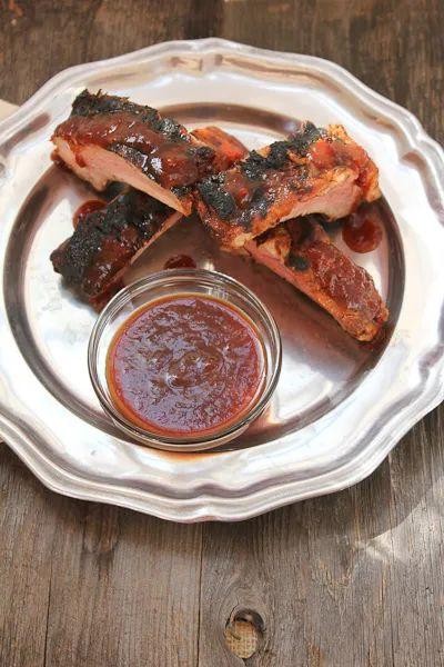 Buffalo Trace Bourbon Glazed Ribs