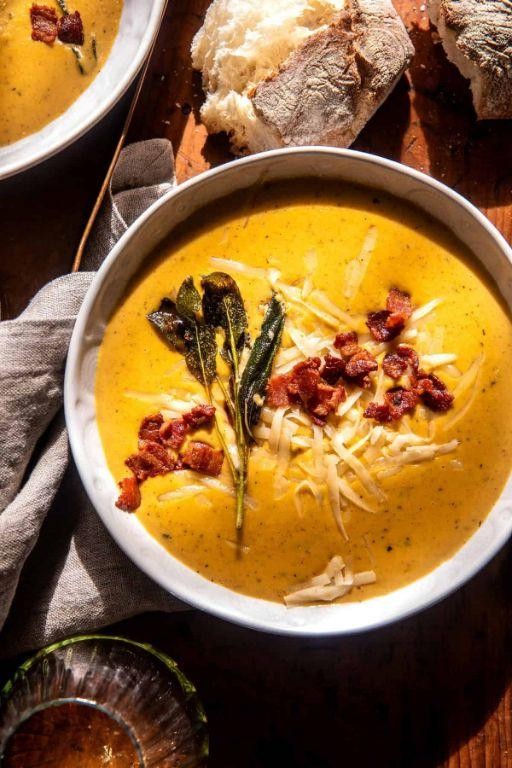 Butternut Squash Soup with Sage