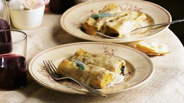 Butternut Squash and Sage Cannelloni