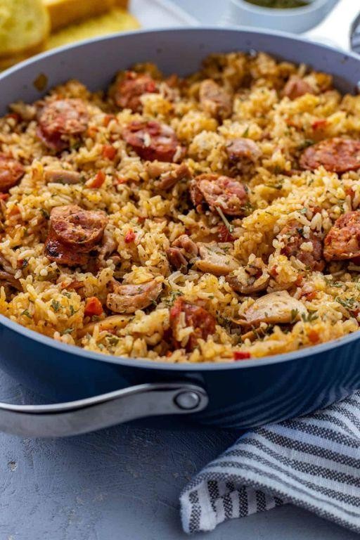 Cajun Chicken and Sausage Jambalaya