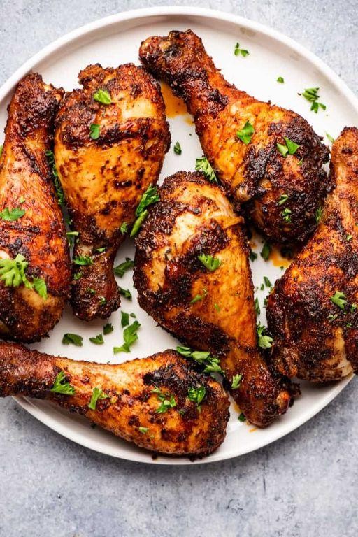 Cajun Spiced Air Fryer Chicken Drumsticks