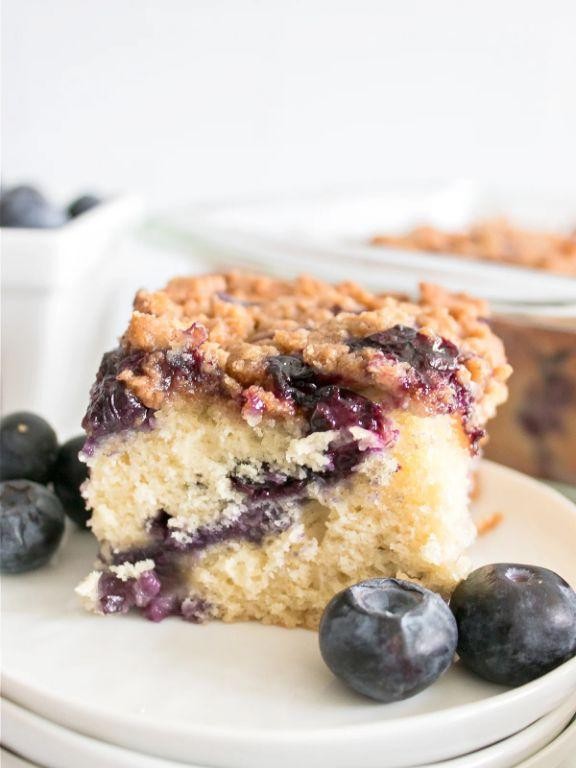 Campfire Blueberry Buckle