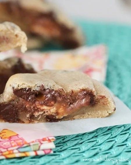 Candy-Stuffed Chocolate Chip Cookies