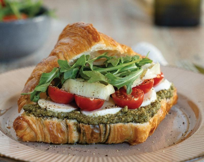 Caprese Croissant Sandwich