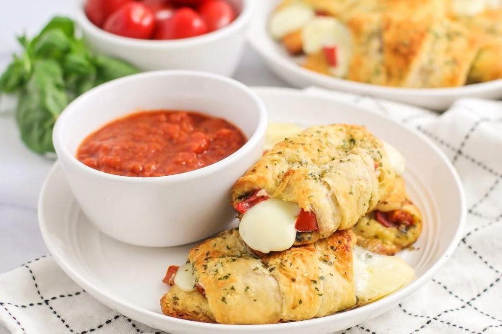 Caprese Stuffed Crescent Rolls