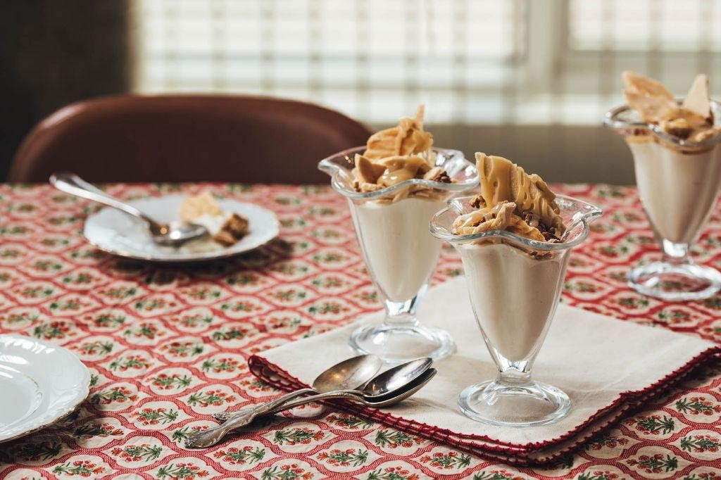 Caramel Bavarian Cream with Sea Salt