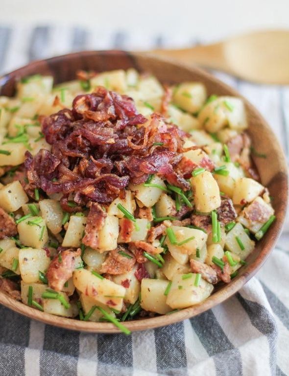 Caramelized Onion Red Potato Salad