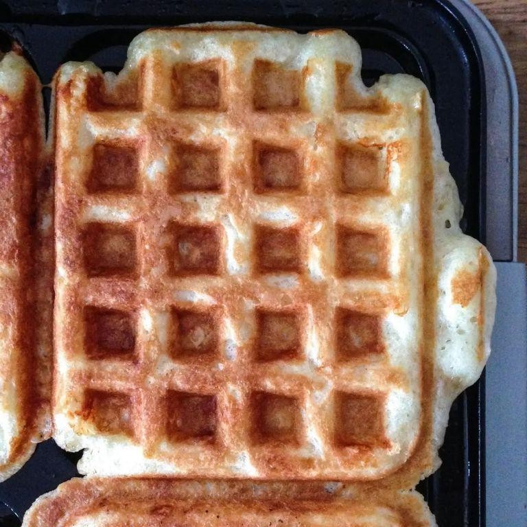 Caramelized Onion and Gruyère Waffles