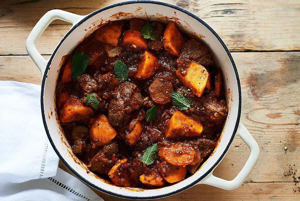 Cardamom-spiced lamb stew