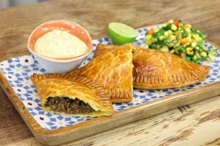 Caribbean Beef Patties with Scotch Bonnet