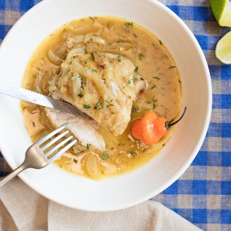 Caribbean Coconut Stew Chicken