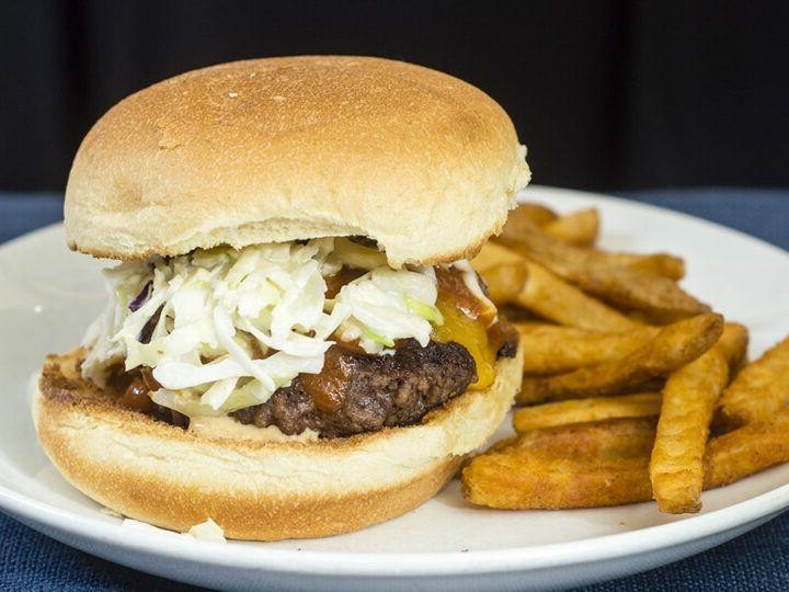 Carolina-Style Mustard BBQ Hamburger Patty