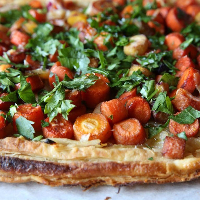 Carrot and Onion Tart